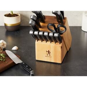 NIB HENCKELS Premium Quality Statement 15 Piece Set w/Block